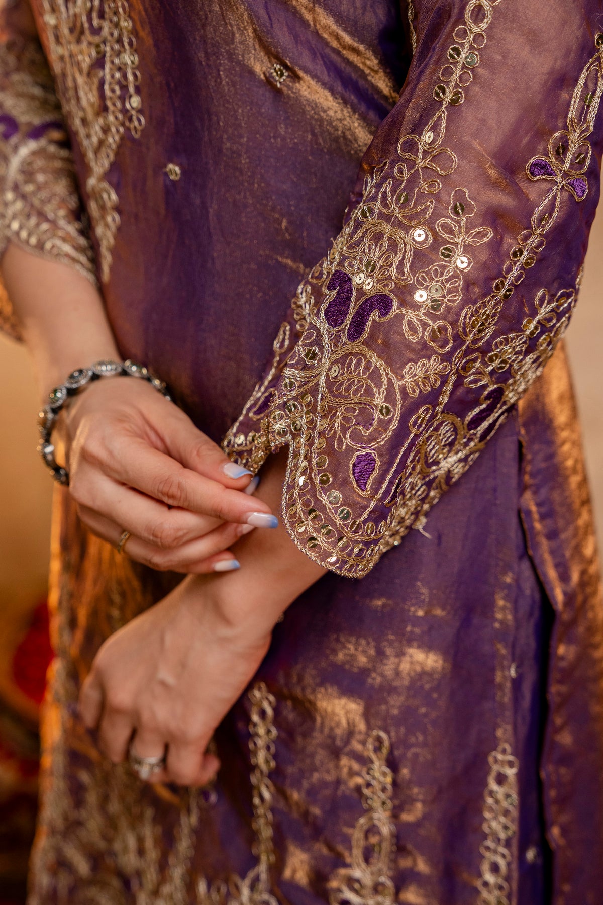 Women’s Embroidered Straight Kurta with Wide-Leg Ghaghra Palazzo Set | Festive Ethnic Wear with Intricate Embroidery & Flared Bottom