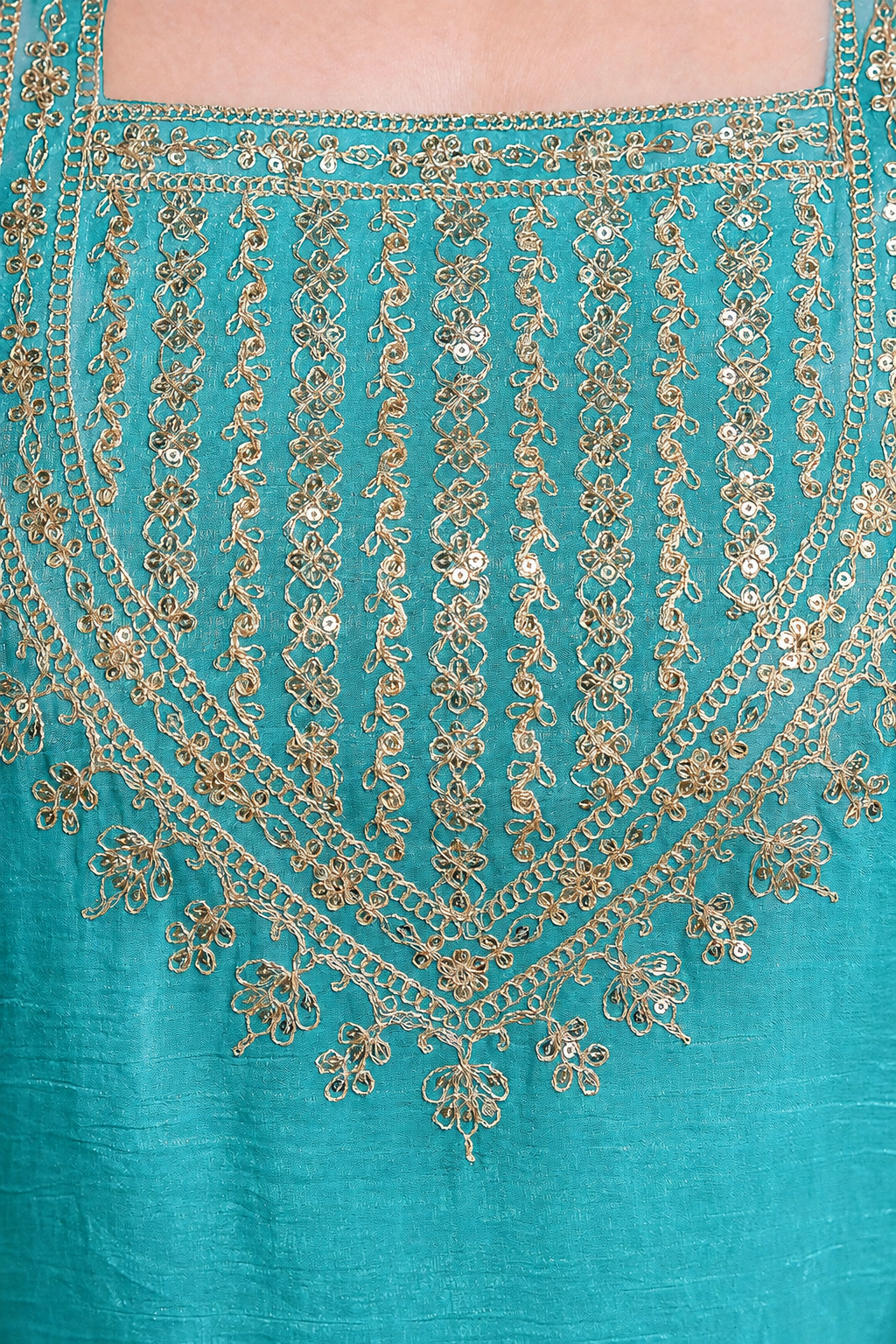 Women’s Embroidered Straight Kurta with Salawar Set | Festive Ethnic Wear with Intricate Embroidery & Embroidery work Bottom
