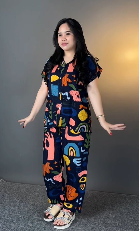 Designer Lycra Co Ord Set - Chhorii Fashion