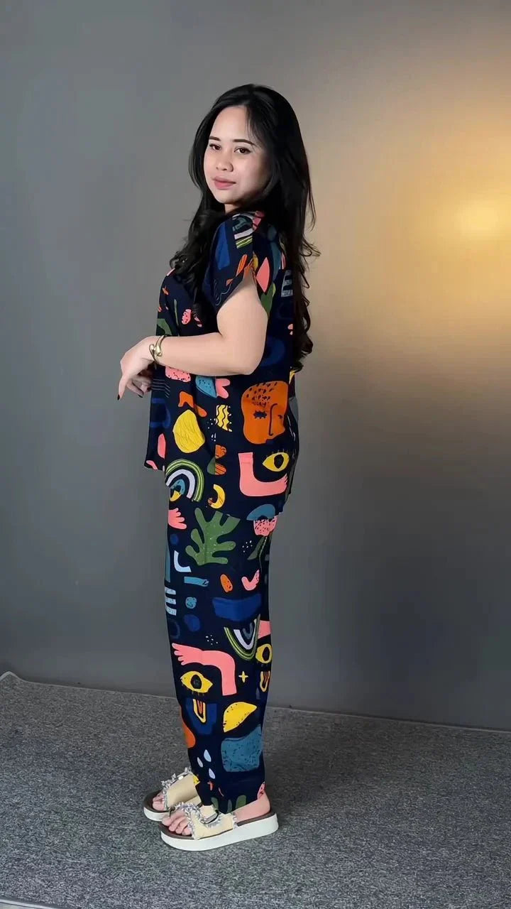 Designer Lycra Co Ord Set - Chhorii Fashion
