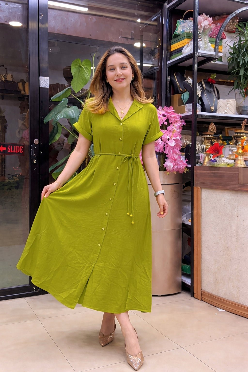 Designer Rayon Dress - Chhorii Fashion