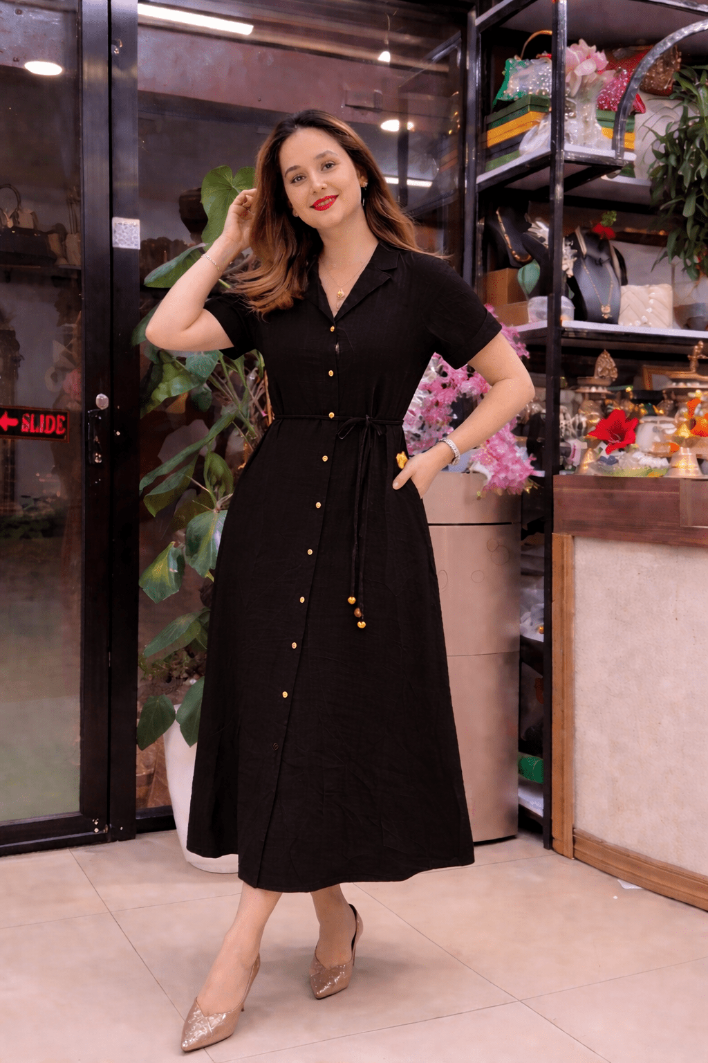 Designer Rayon Dress - Chhorii Fashion