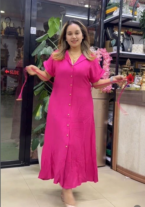 Designer Rayon Dress - Chhorii Fashion