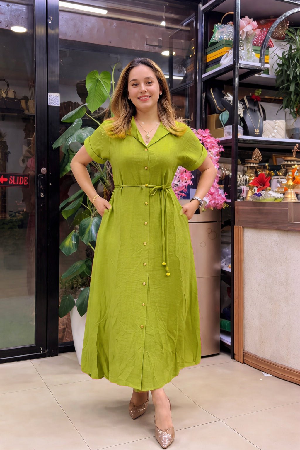 Designer Rayon Dress - Chhorii Fashion