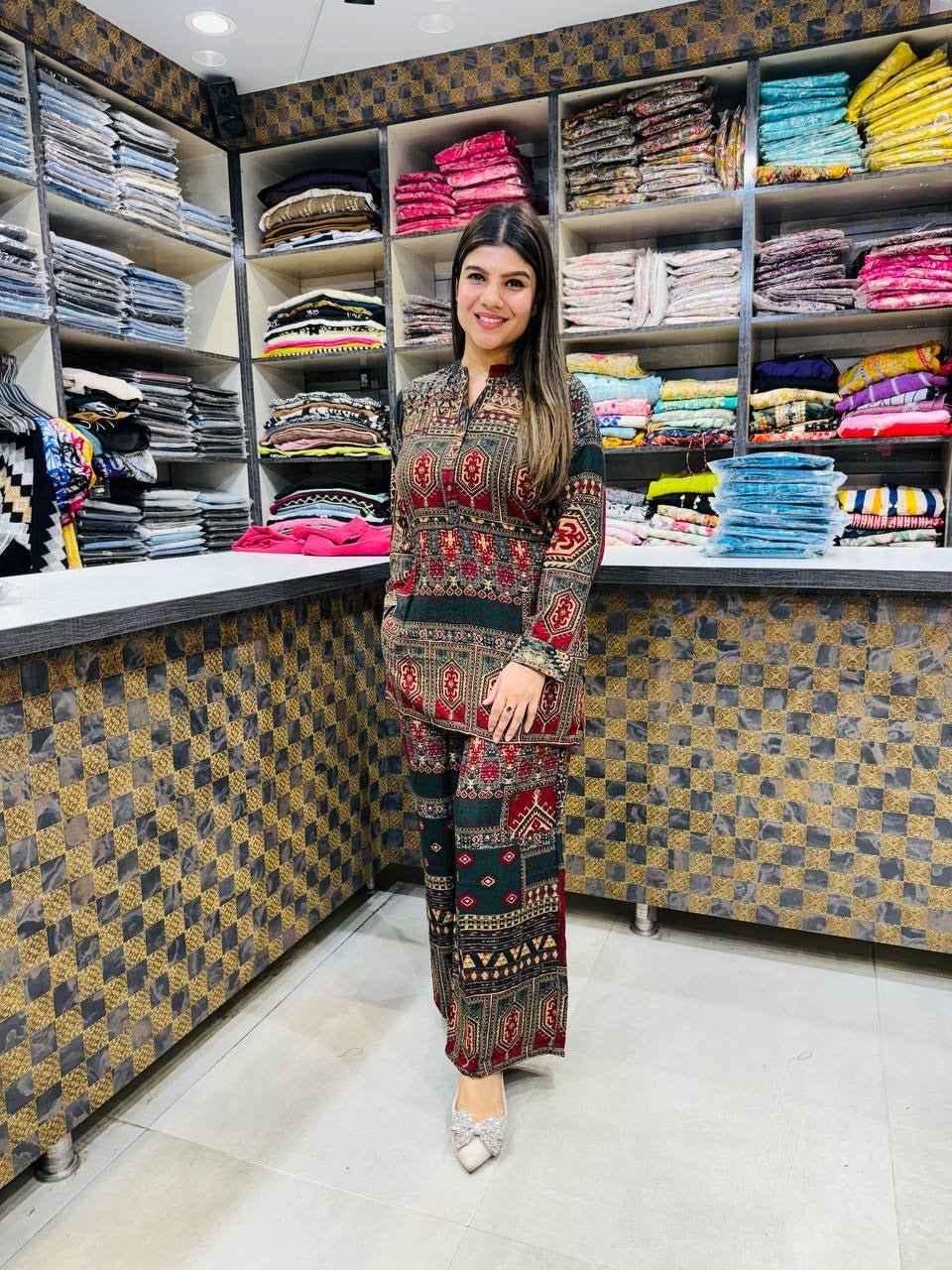 Royal Heritage Printed Co - Ord Set - Chhorii Fashion