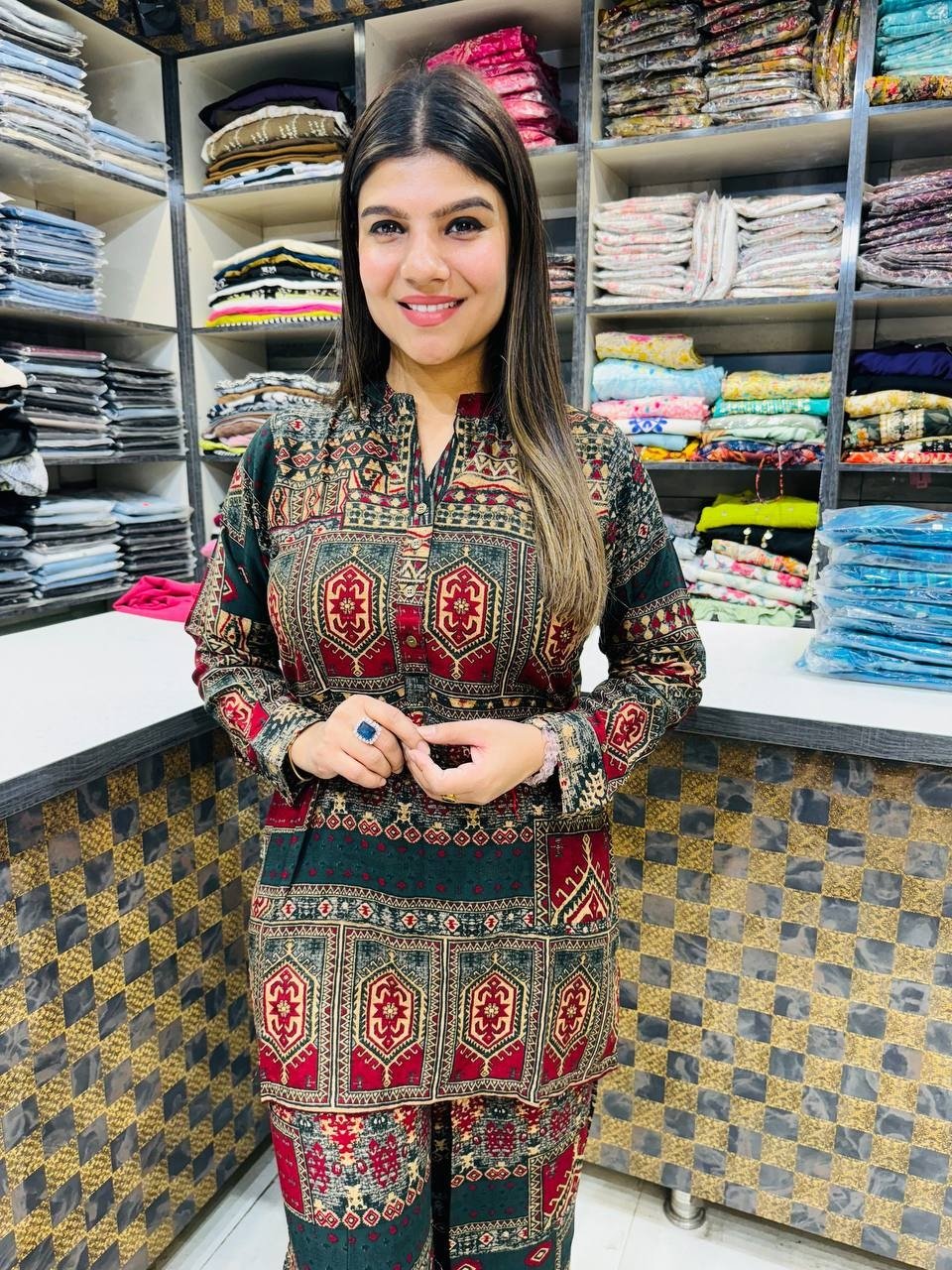 Royal Heritage Printed Co - Ord Set - Chhorii Fashion