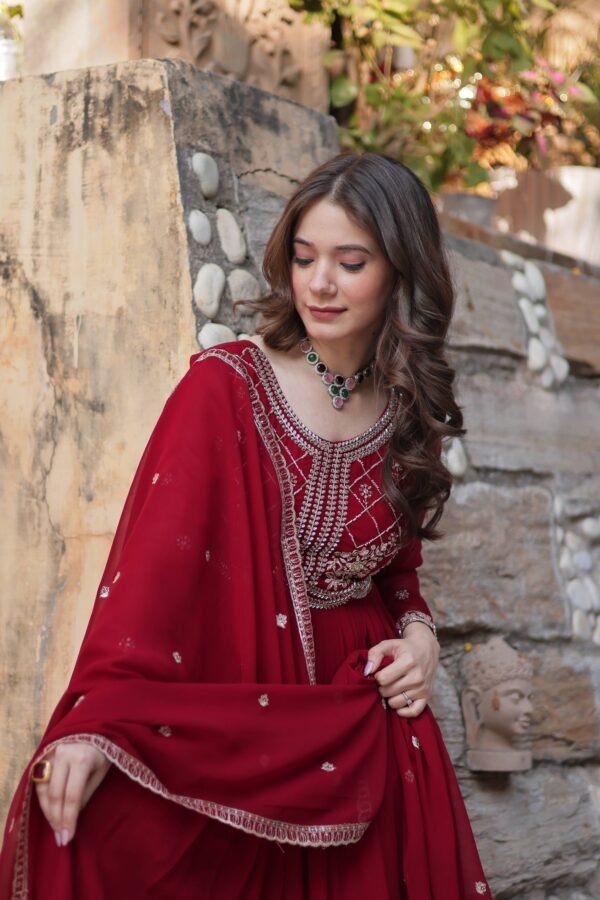 Radhika Faux Blooming Gown