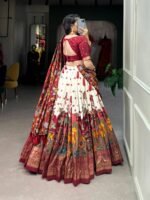 Tussar Print Lehenga Choli