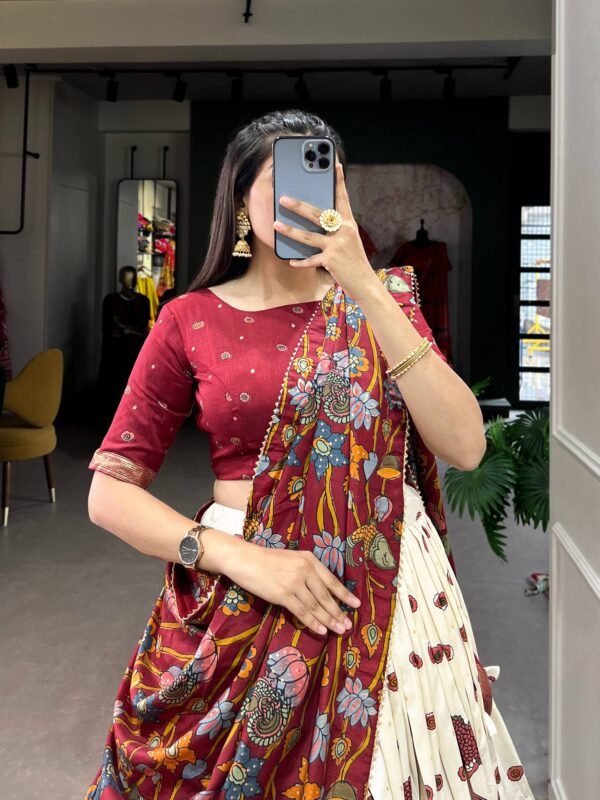 Tussar Print Lehenga Choli