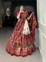 Tussar Print Lehenga Choli