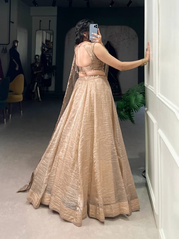 Gold Crush Lehenga