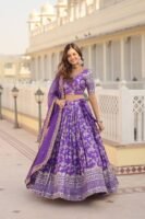Glamorix Jacquard Lehenga Choli