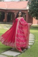 Krupa Embroidered Gown