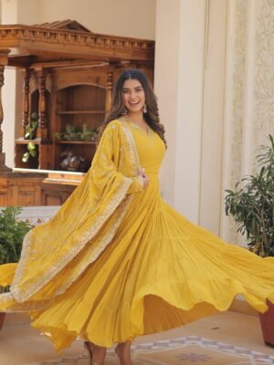 Radha Georgette Gown