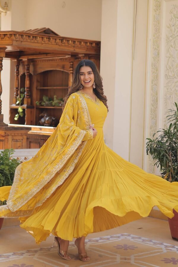 Radha Georgette Gown