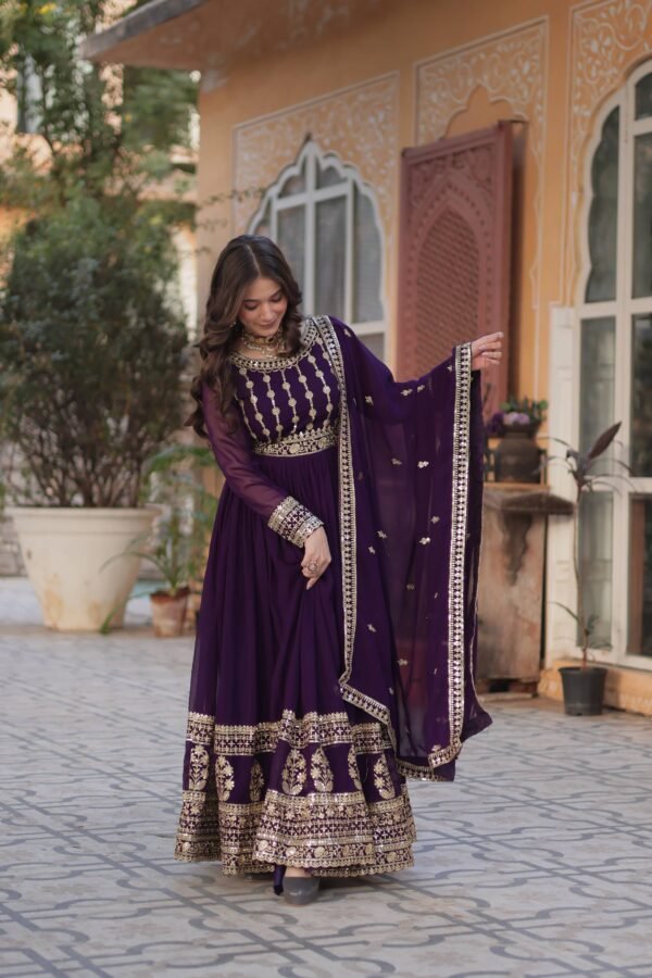 Celestial  Embroidered Gown