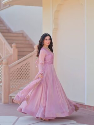 Fendy Chiffon Gown