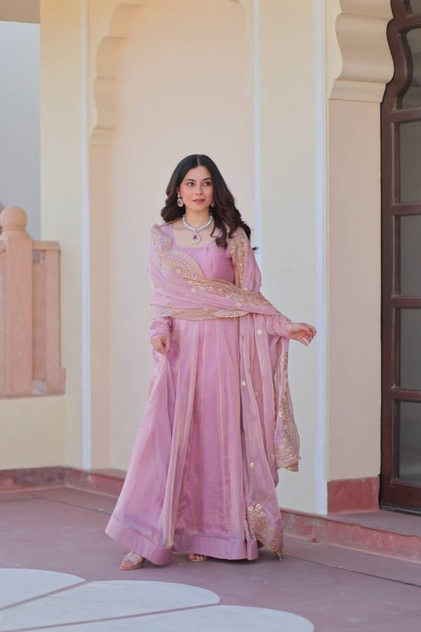 Fendy Chiffon Gown