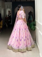 Tabby Silk Floral Lehenga