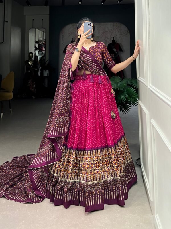 Vaidehi Tussar Lehenga Choli