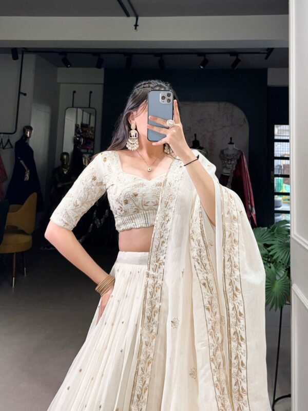 Nova Off-White Lehenga Choli