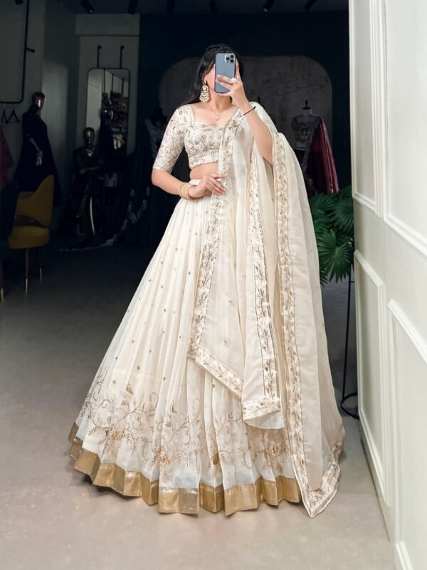 Nova Off-White Lehenga Choli
