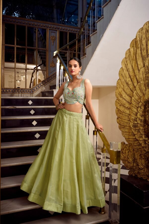Gold Crush Lehenga Choli