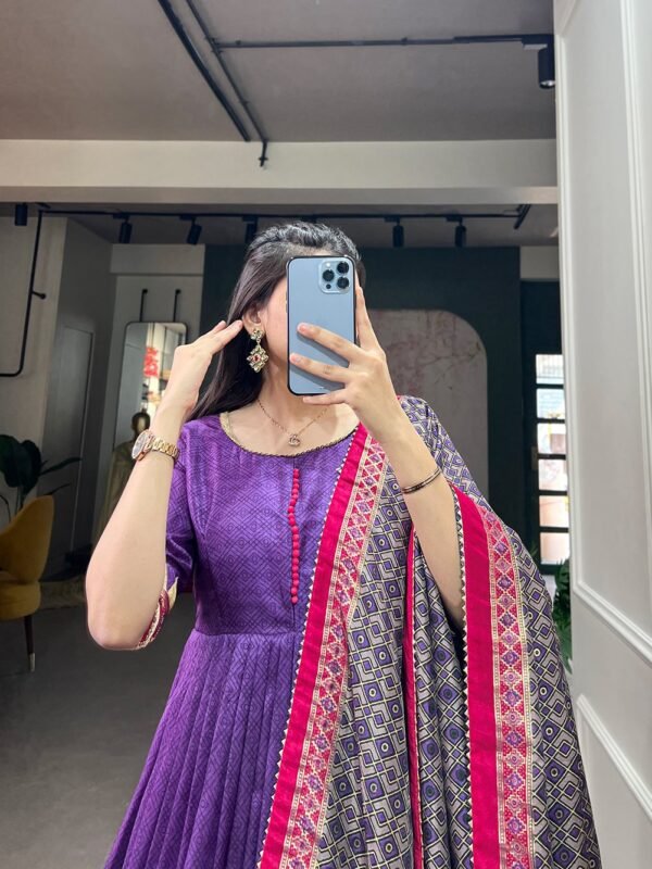Chandni Charm Shrug Gown
