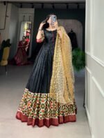 Crimson Chill Coat Gown Set