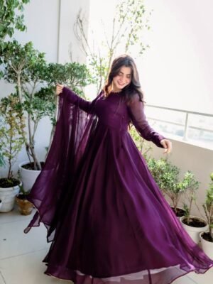 Puja Perfect Embroidered Gown
