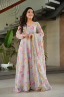 Monsoon Printed Gown