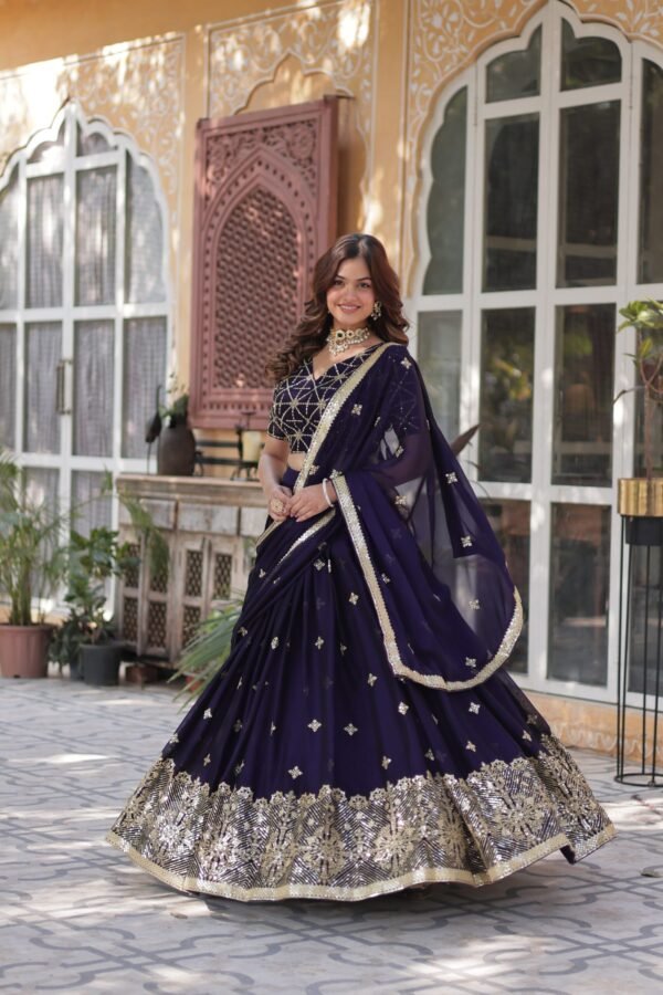 Sculpted Lehenga Choli