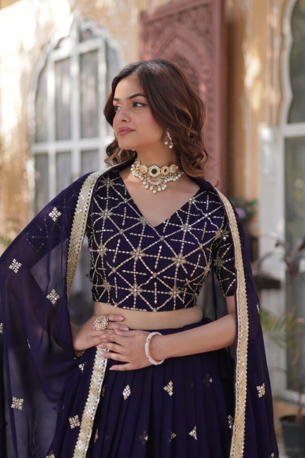 Sculpted Lehenga Choli