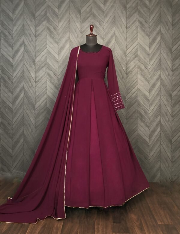 Puja Perfect Embroidered Gown