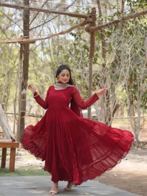 Ridhdhi Designer Frill Gown