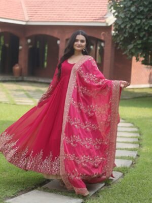 Krupa Embroidered Gown