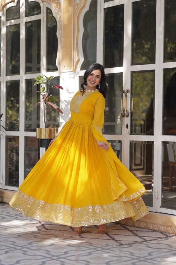 Hira Faux Blooming Gown