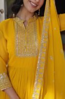 Hira Faux Blooming Gown