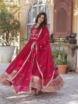 Mitu Embroidered Gown
