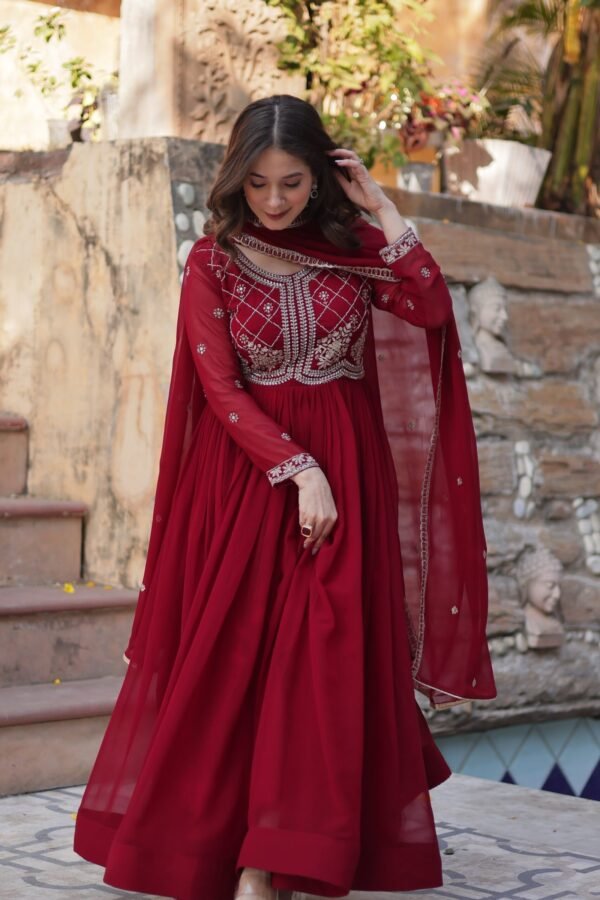 Radhika Faux Blooming Gown