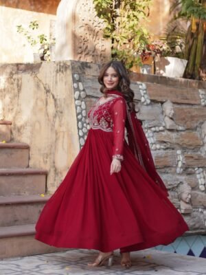 Radhika Faux Blooming Gown