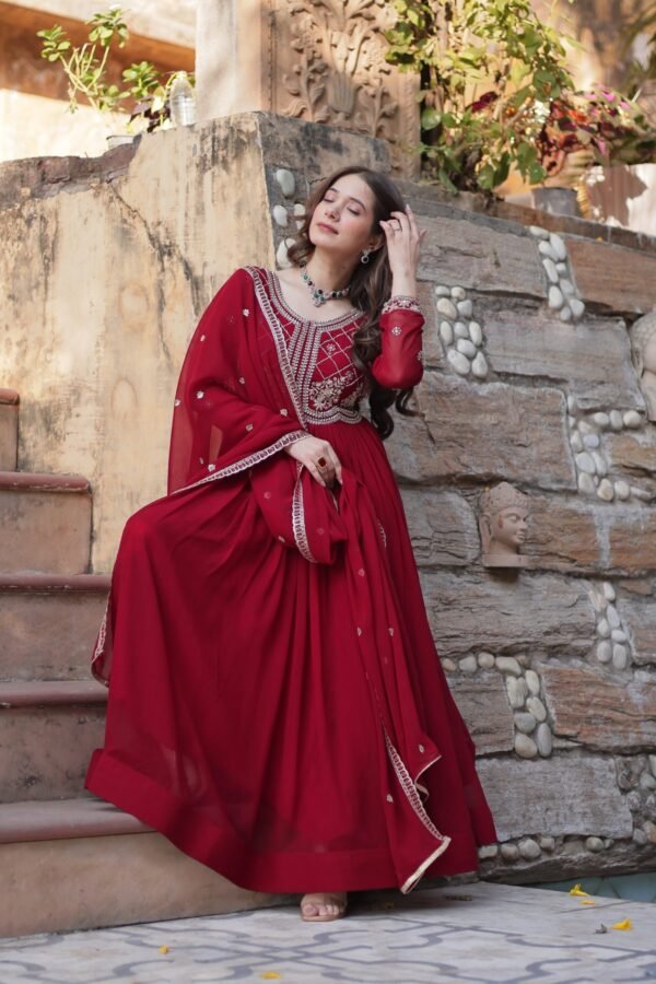 Radhika Faux Blooming Gown