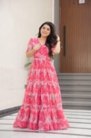 Faux Georgette Gown