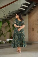 Pinu Georgette Printed Gown