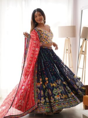 Gulbano lehenga choli