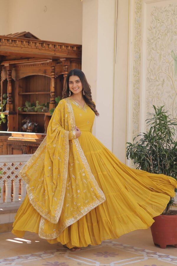Radha Georgette Gown