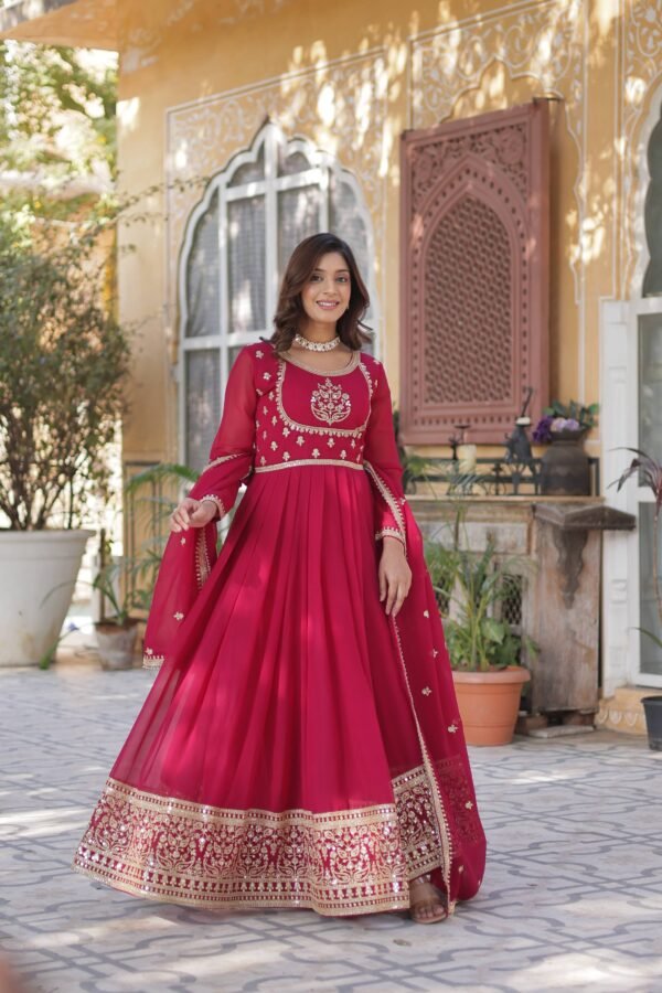 Mitu Embroidered Gown